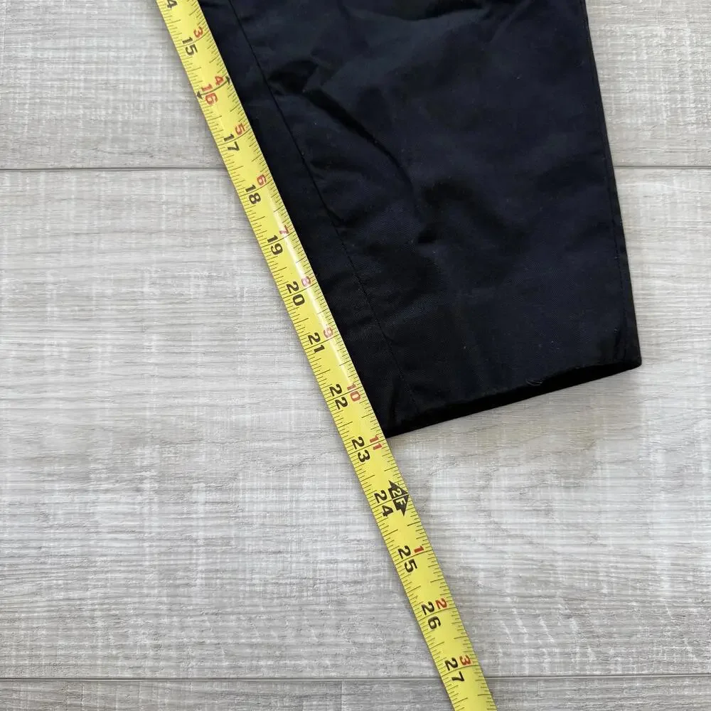 Banana Republic Women's Black Petite High‎ Rise Tapered Crop Pants Size 0P - Picture 6 of 9